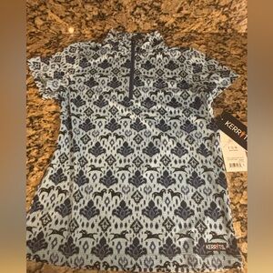 Girls Horse Riding Shirt! Beautiful Print, light weight, exceptional quality!